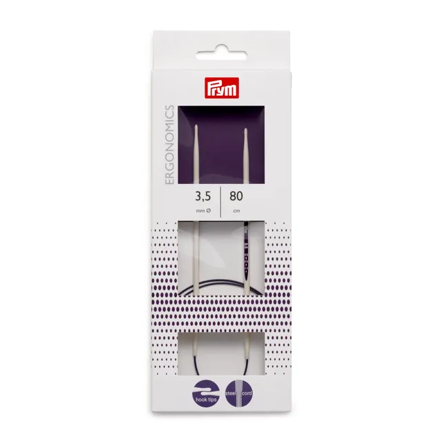 prym-ergonomics-rundstricknadel-80-cm-3-5-mm-high-performance-kunststoff-alabast image 1