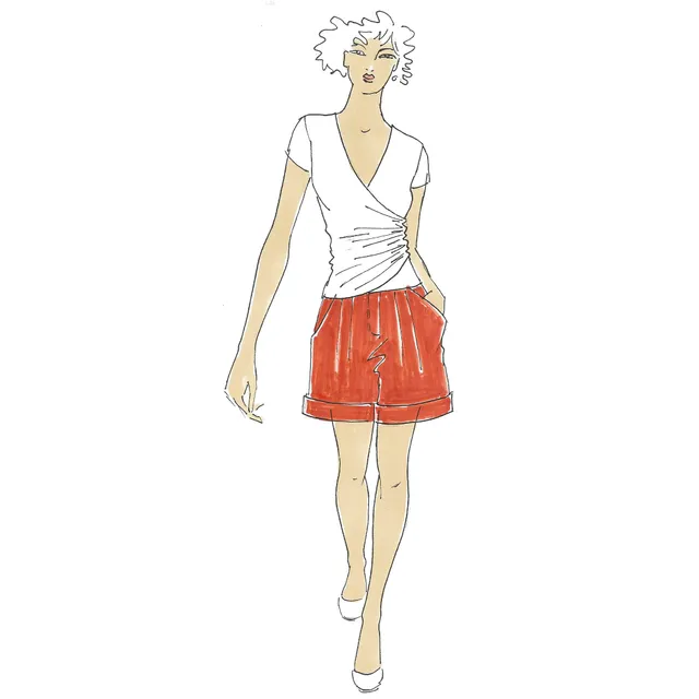 schnittmuster-berlin-shorts-katja-damen-bermuda-schnittmuster-gr-34-50 image 1