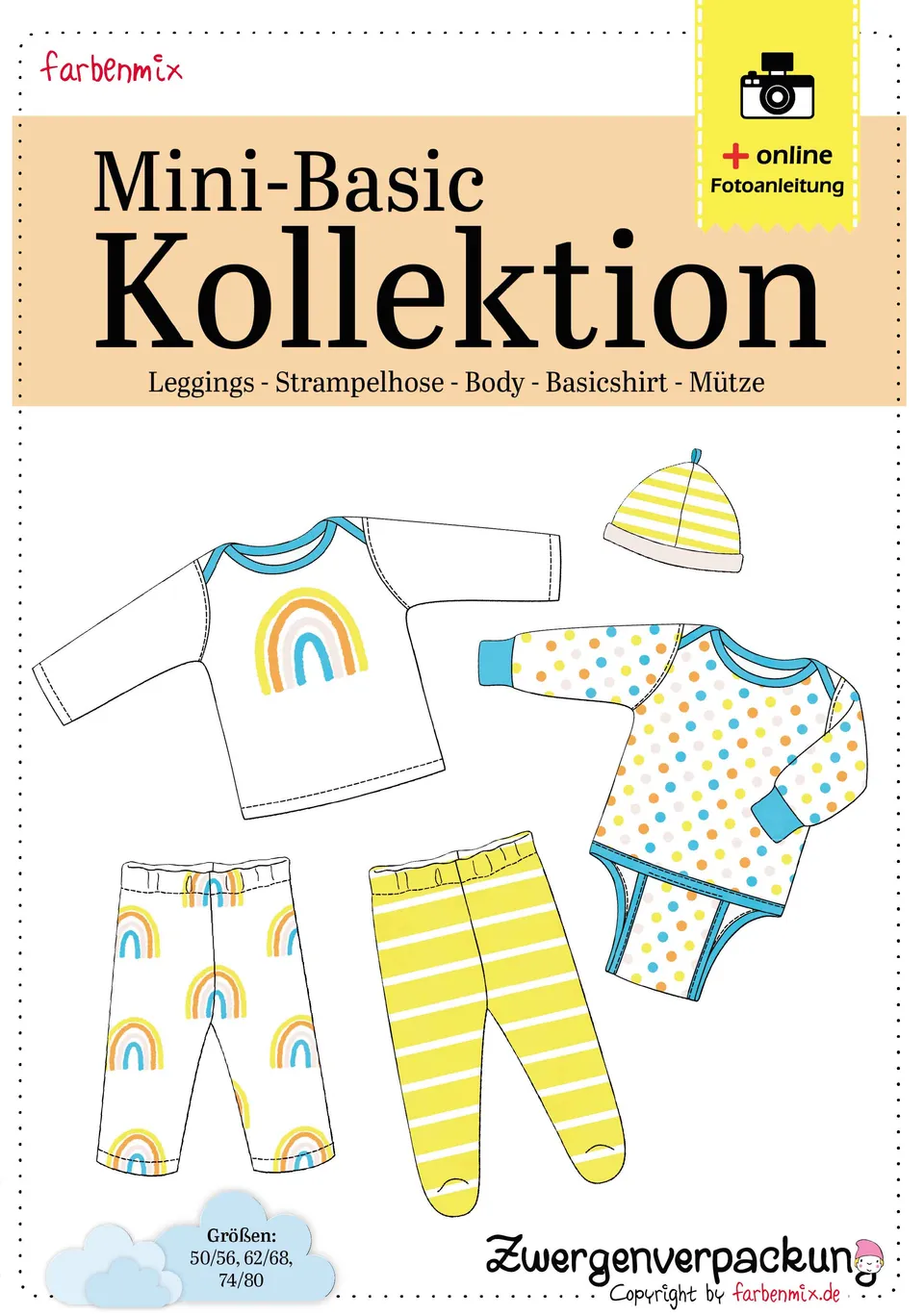 farbenmix-mini-basic-kollektion-baby-schnittmuster-body-shirt-leggings-m-tze-gr- image 1
