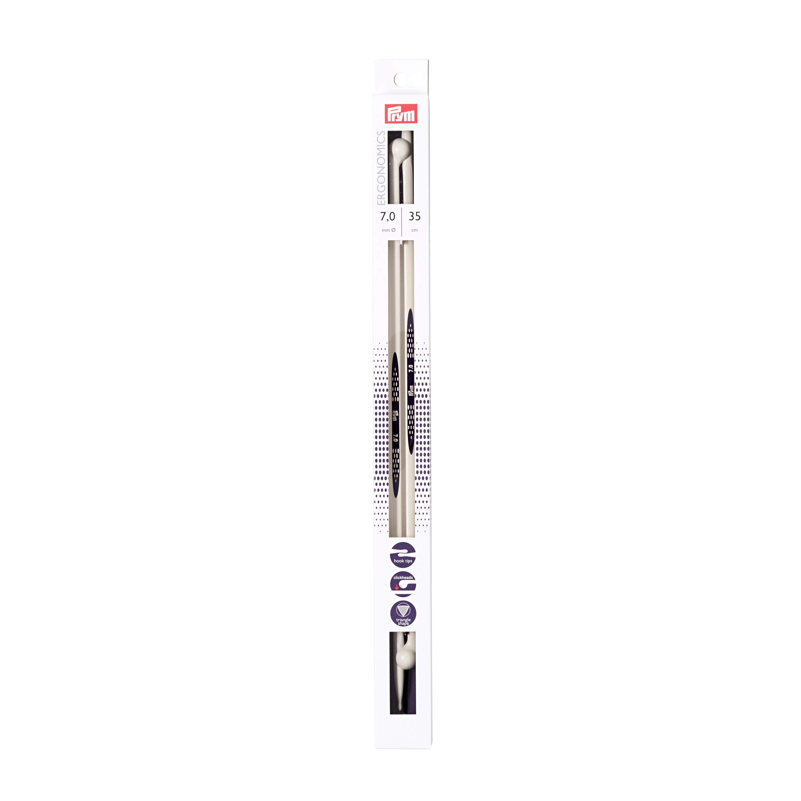 prym-ergonomics-jackenstricknadeln-7-mm-35-cm-alabasterwei image 1
