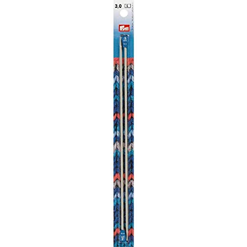 prym-191424-jackenstricknadeln-alu-25-cm-3-00-mm-grau image 1