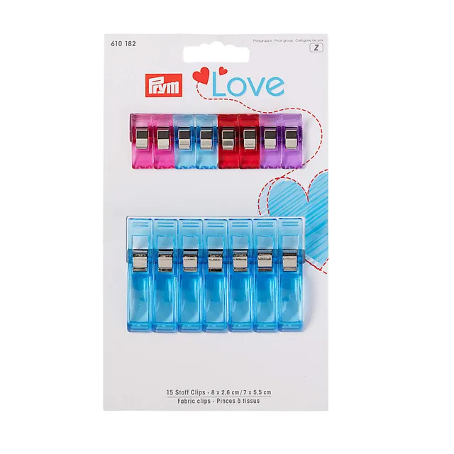 prym-love-stoff-clips-mini-jumbo-2-6-mm-5-5-mm-stoffklammern-set image 1