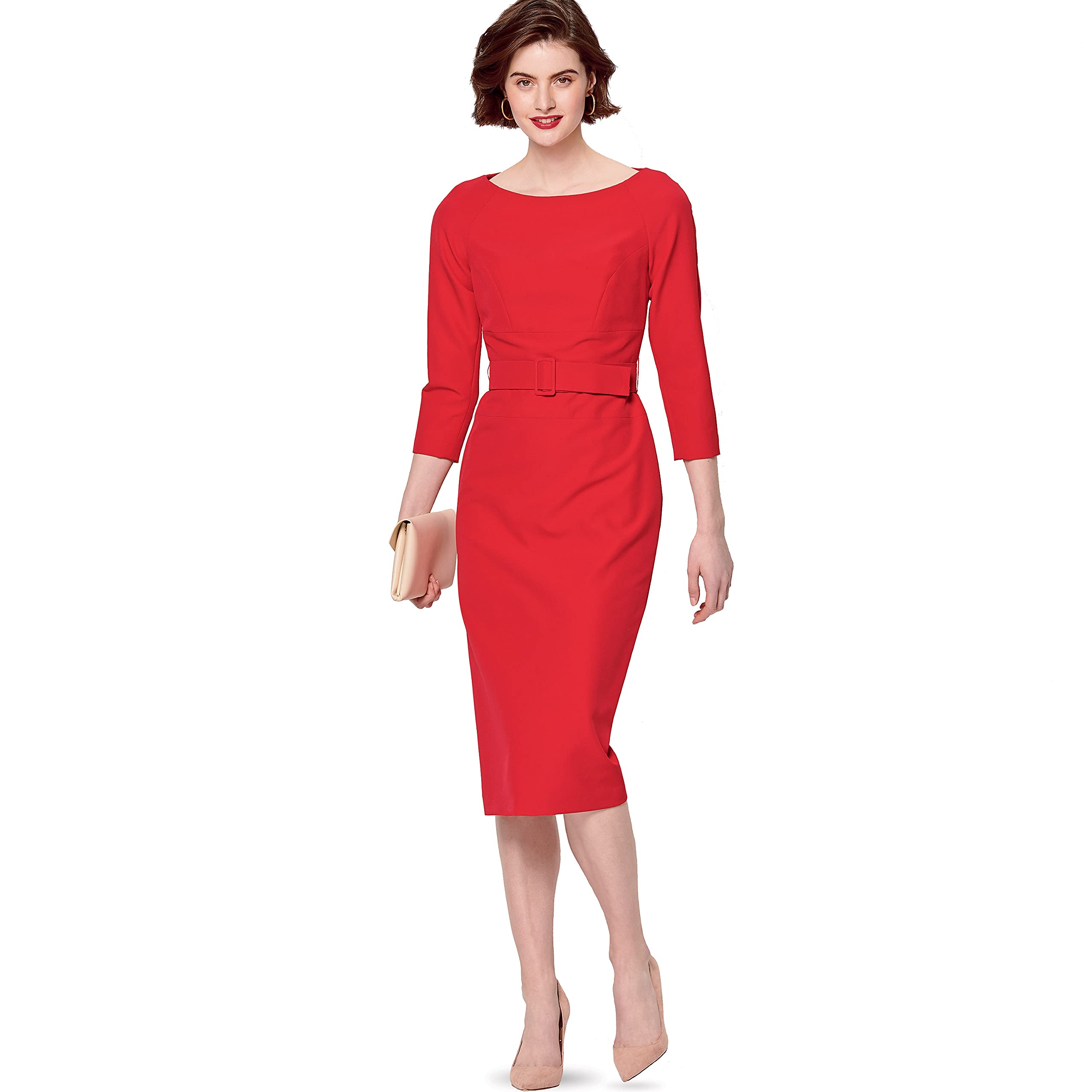 burda-style-schnittmuster-set-kleid-damen-gr-34-44-mit-raglan-rmel image 5