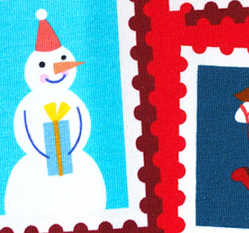 albstoffe-christmas-on-stamps-bio-canvas-meterware image 6