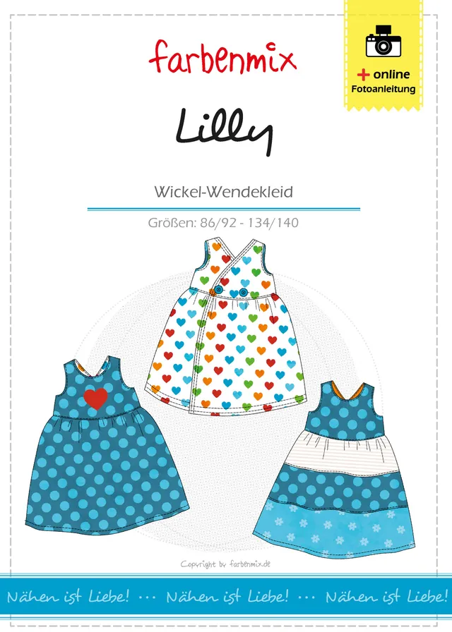 farbenmix-lilly-wende-wickelkleid-schnittmuster-ebook-gr-86-92-134-140 image 1