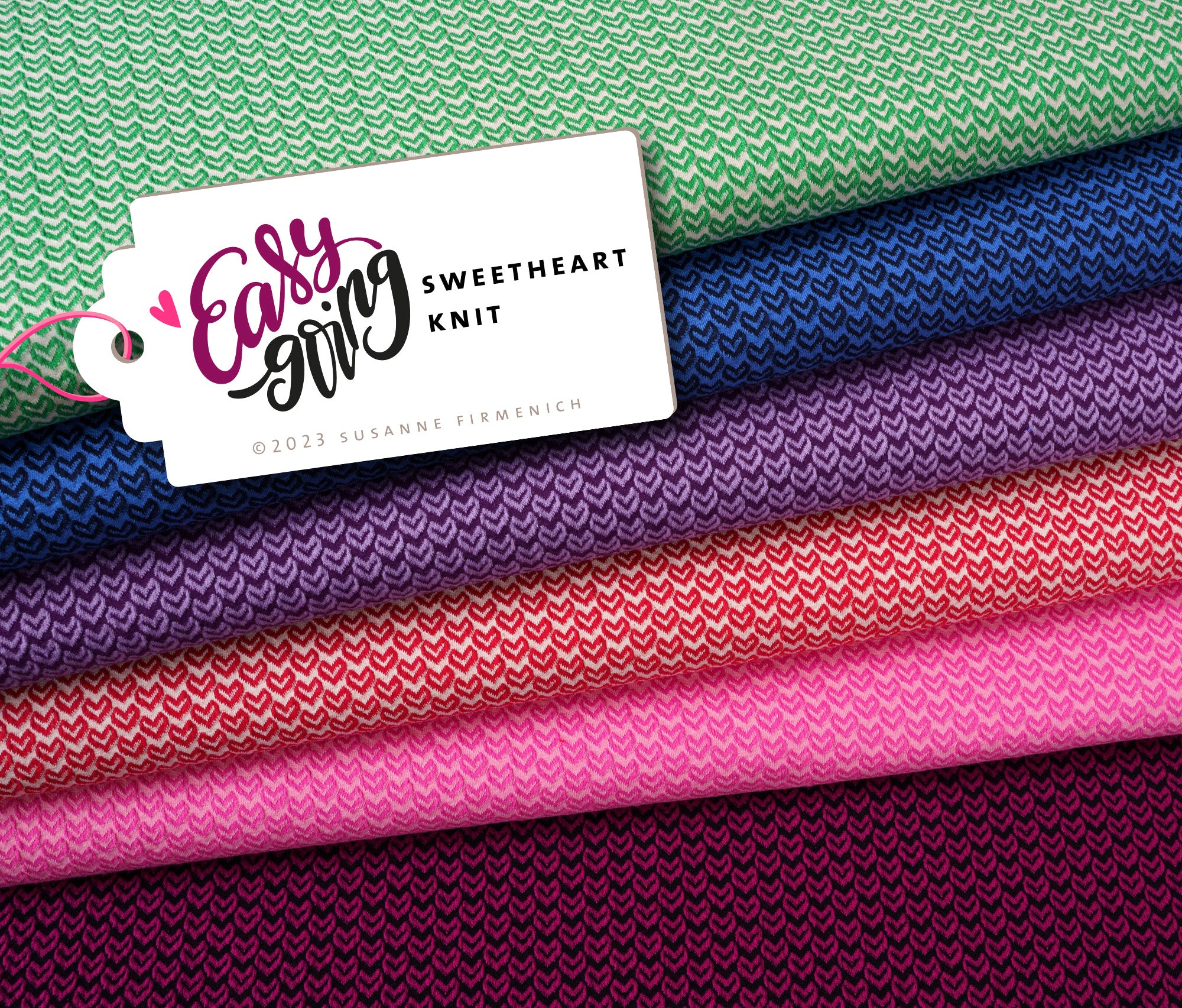 albstoffe-easygoing-sweetheart-knit-bio-jacquard-jersey-meterware image 1