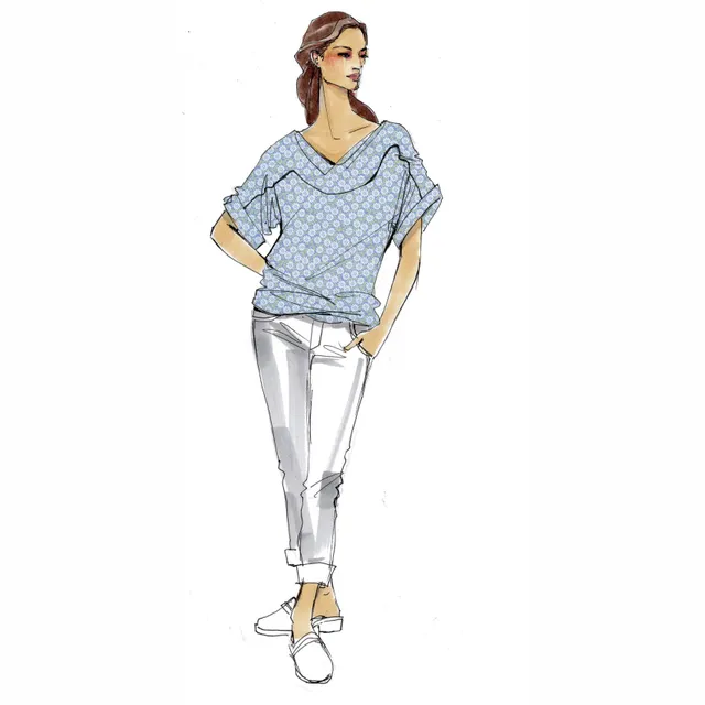 schnittmuster-berlin-wasserfallshirt-fabia-damen-gr-34-50-ebook image 1