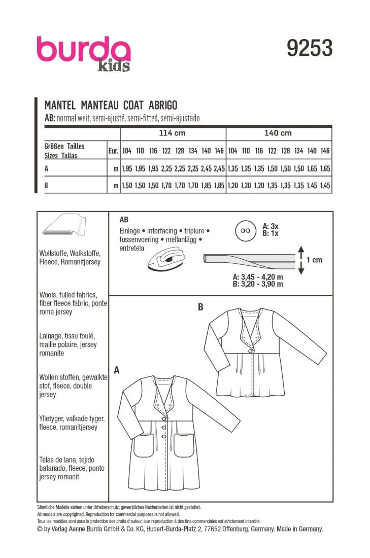 burda-style-schnittmuster-9253-kids-mantel-gr-104-146 image 6