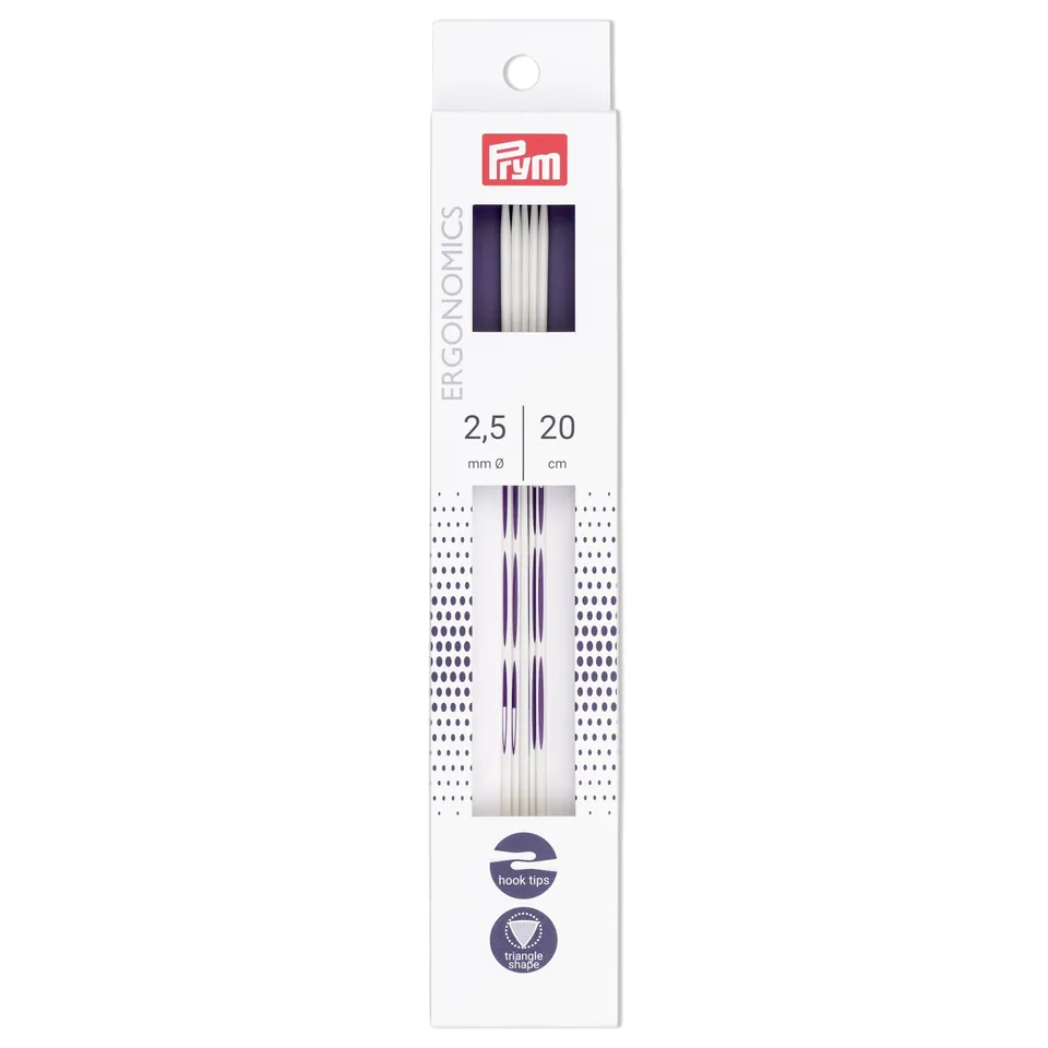 prym-ergonomics-spielstricknadeln-2-5-mm-20-cm-5-st-ck-alabasterwei image 1