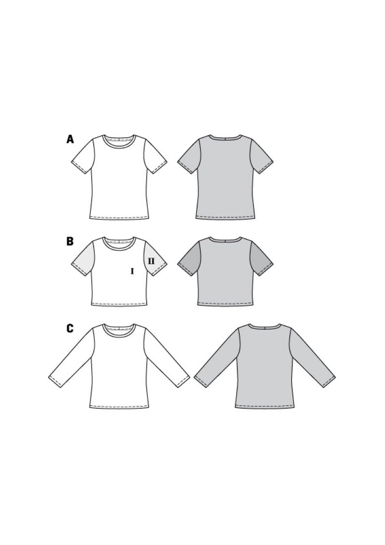 burda-style-6010-schnittmuster-damen-t-shirts-gr-34-48-level-sehr-leicht image 6
