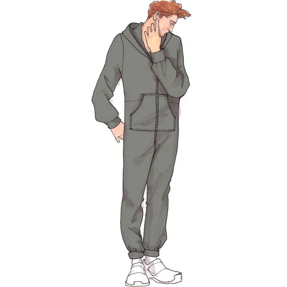 schnittmuster-berlin-overall-ike-sweatshirt-overall-onesie-gr-44-58 image 1
