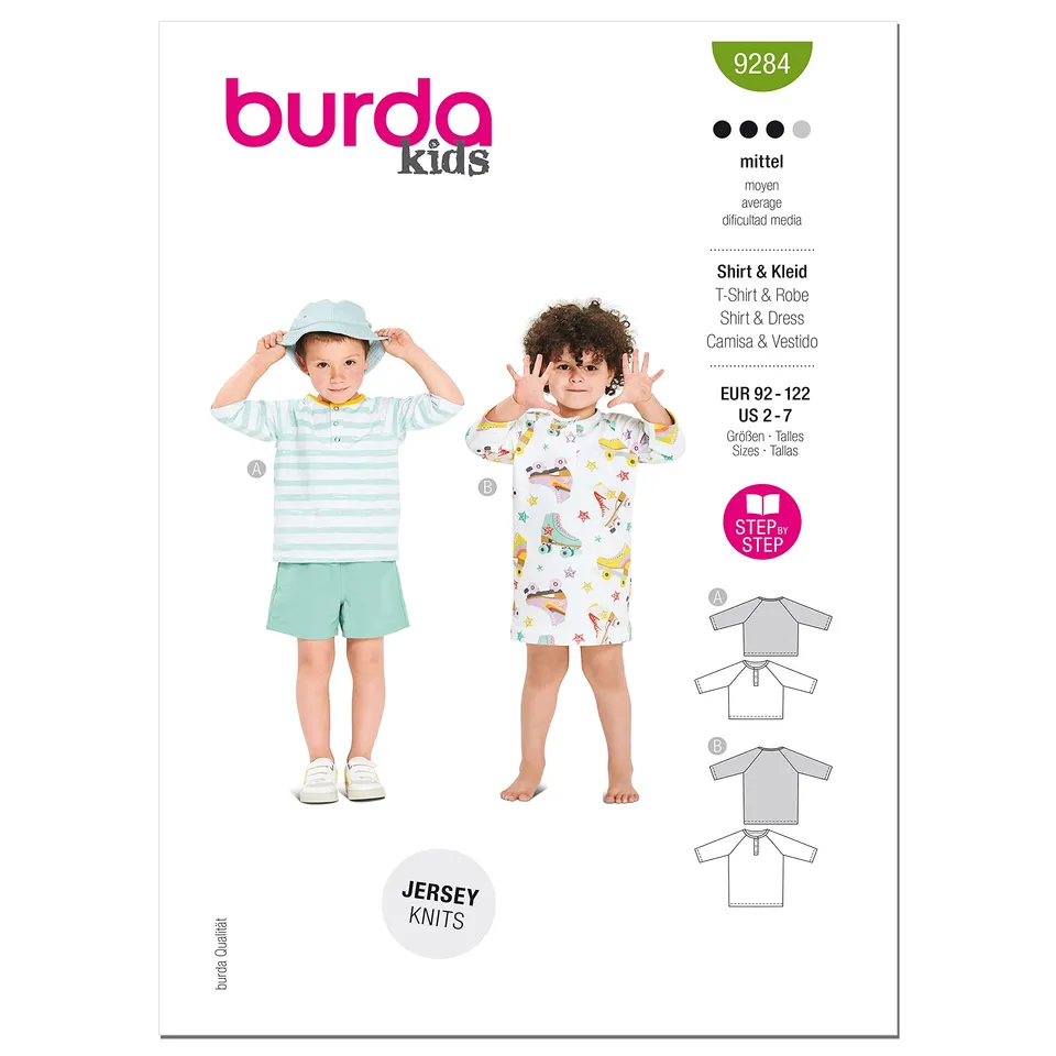 burda-easy-9292-schnittmuster-kinder-hose-gr-104-146-level-1-super-easy image 1