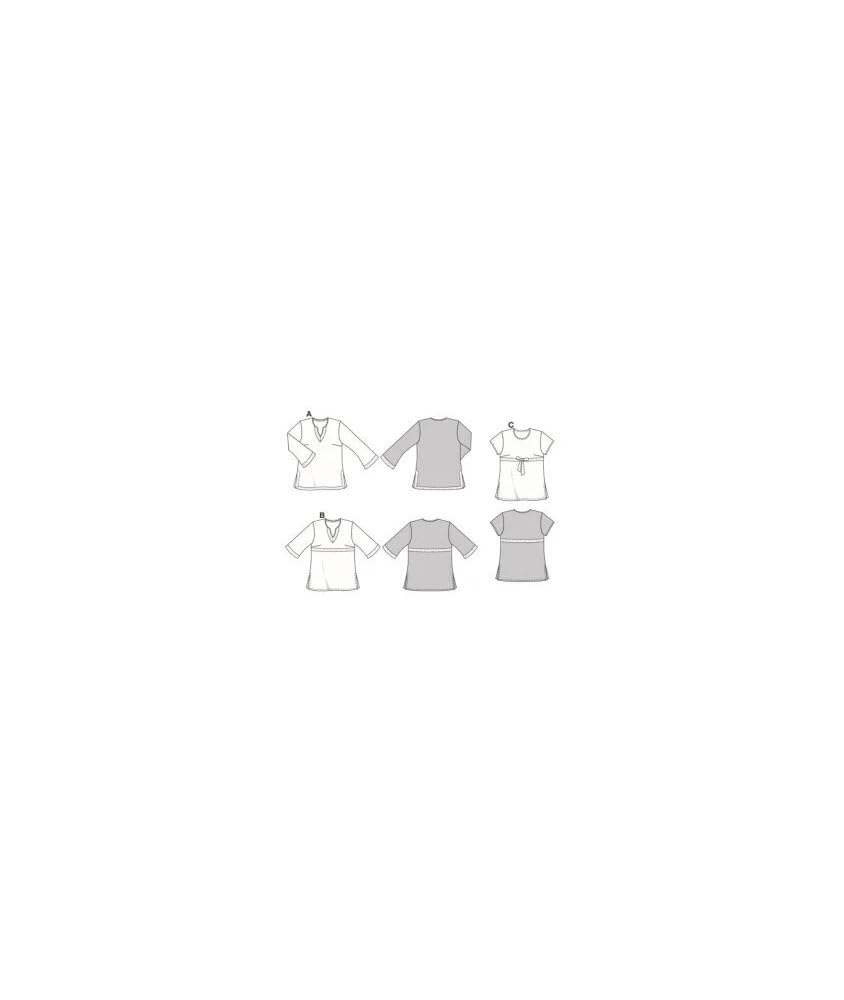 burda-style-burda-easy-papier-schnittmuster-damen-tunika-8100-gr-44-58 image 3