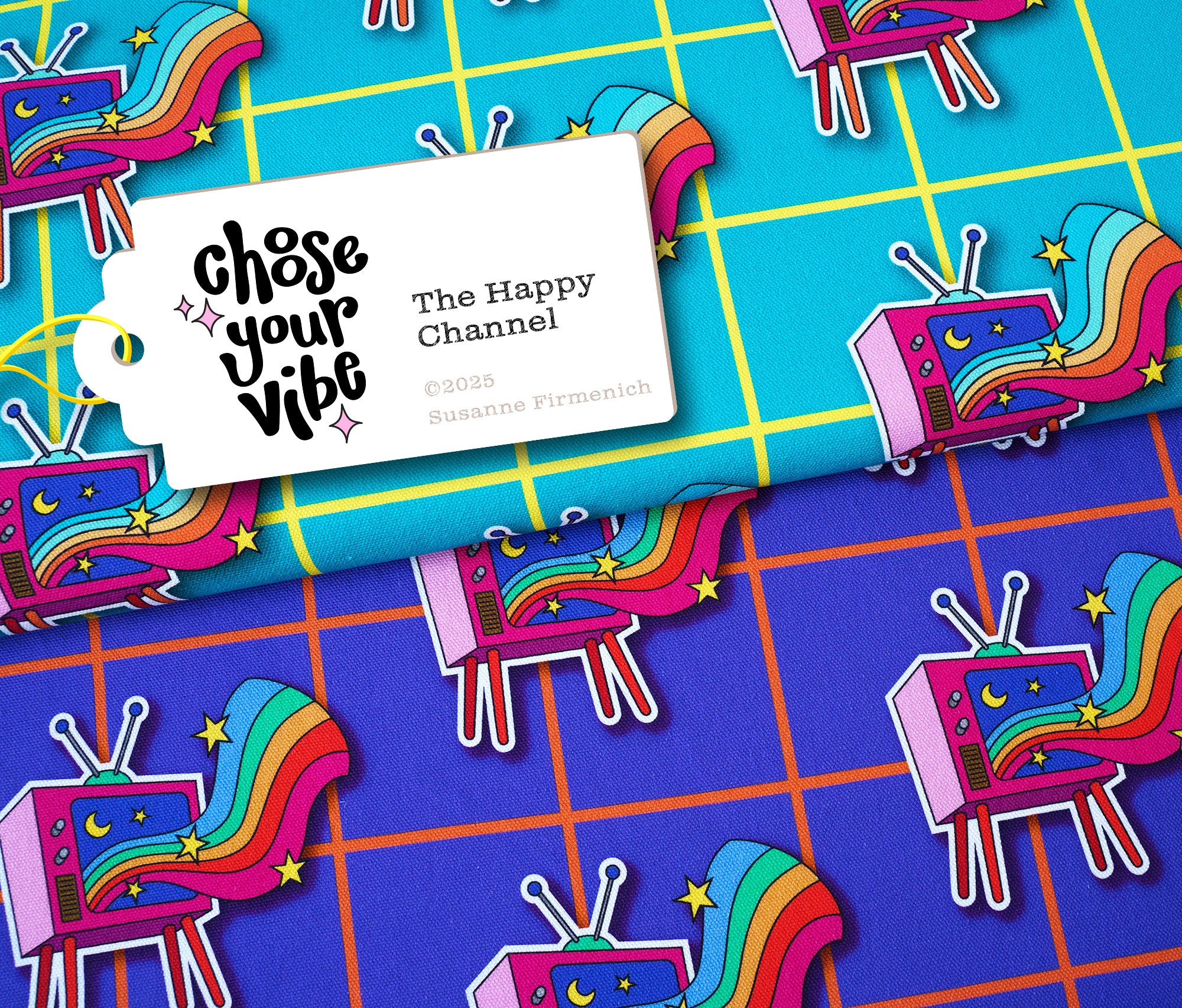 albstoffe-choose-your-vibe-the-happy-channel-bio-canvas-meterware image 1