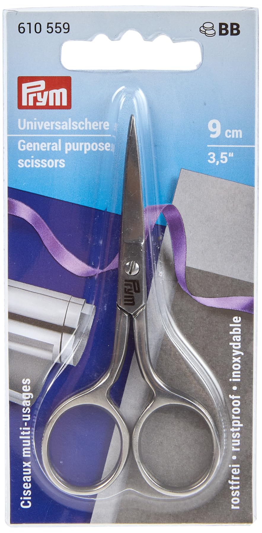 prym-610559-universal-ganzstahl-schere-9-cm-silber image 2
