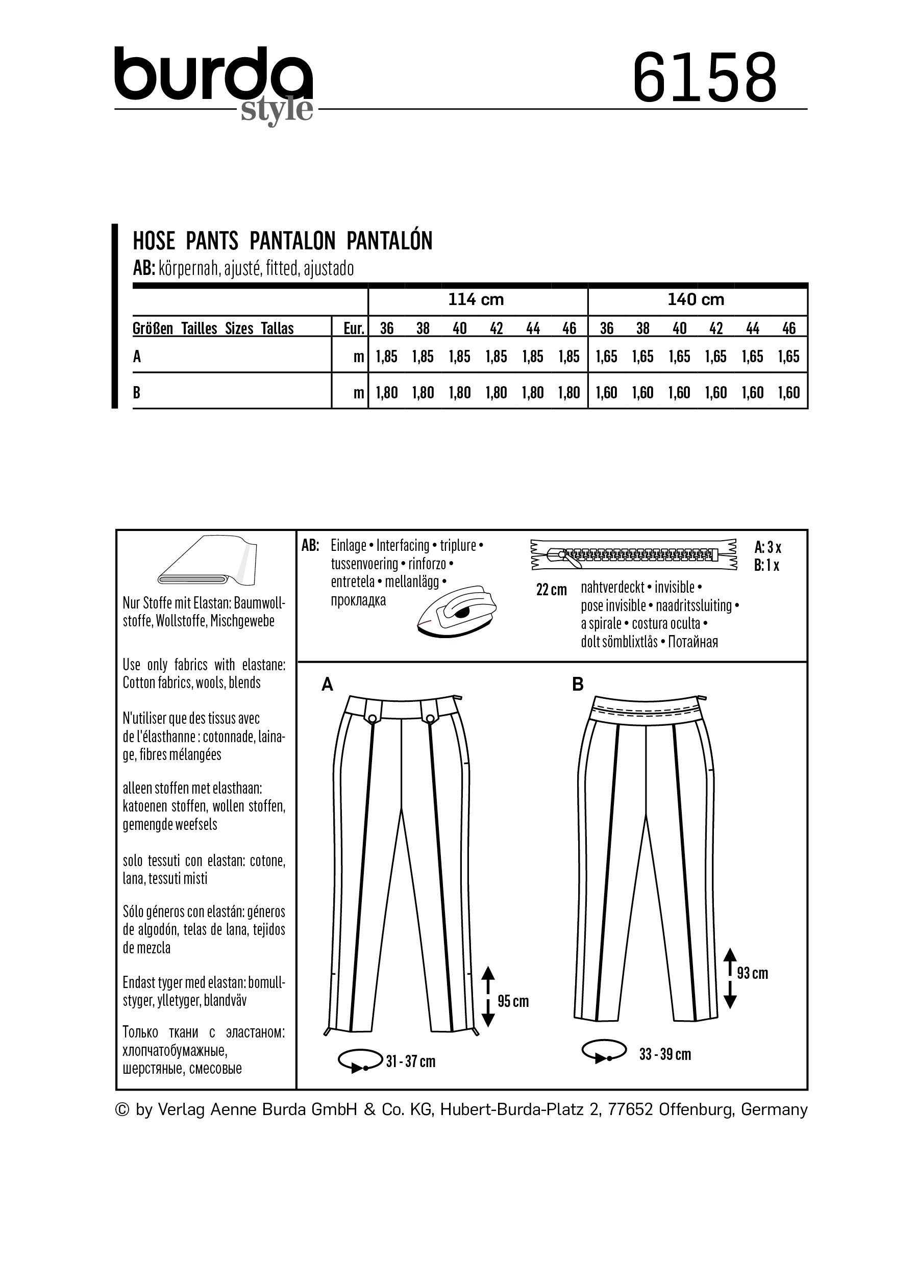 burda-style-6158-schnittmuster-hose-damen-gr-36-46-level-3-mittel image 7