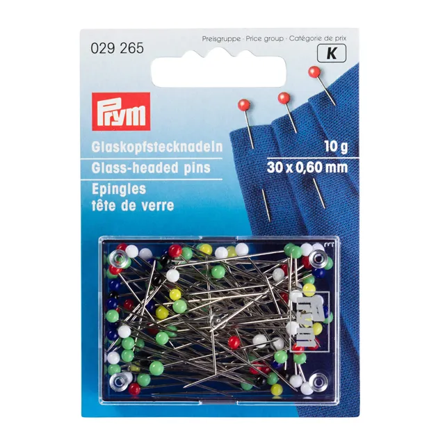 prym-glaskopf-stecknadeln-bunt-30-mm-x-0-6-mm-hitzebest-ndig image 1