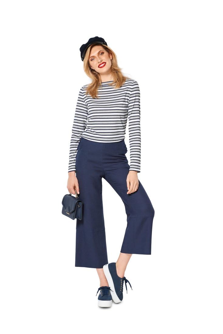 burda-style-6328-schnittmuster-damen-t-shirt-u-boot-ausschnitt-gr-34-44-level-1- image 5