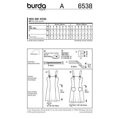 burda-style-b6538-schnittmuster-damen-tr-gerkleid-gr-32-44 image 4