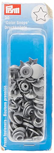prym-393245-color-snaps-stern-silbergrau-n-hfrei-druckknopf-aus-kunststoff image 4