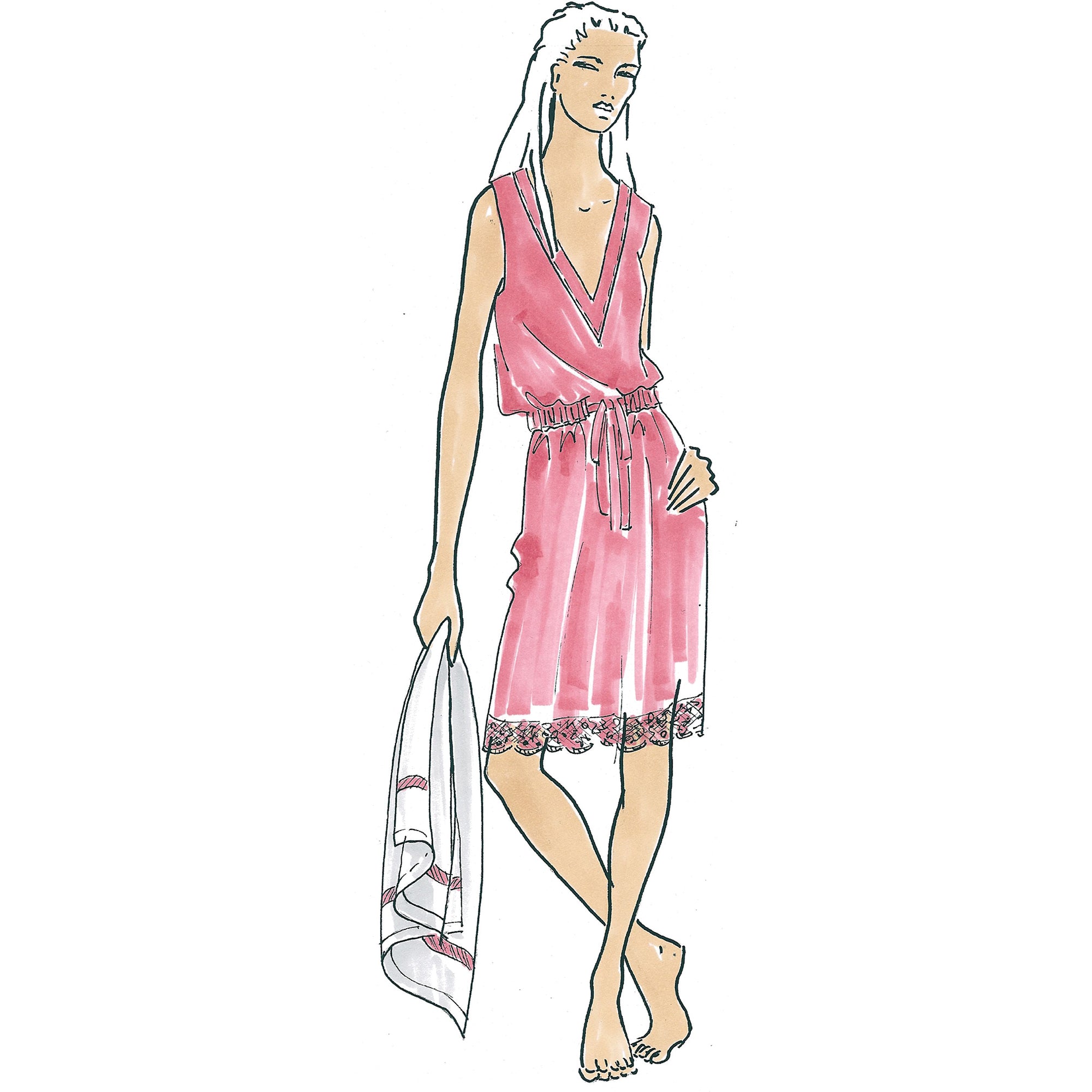 schnittmuster-berlin-nachthemd-dora-damen-homewear-schnittmuster-gr-34-50 image 1