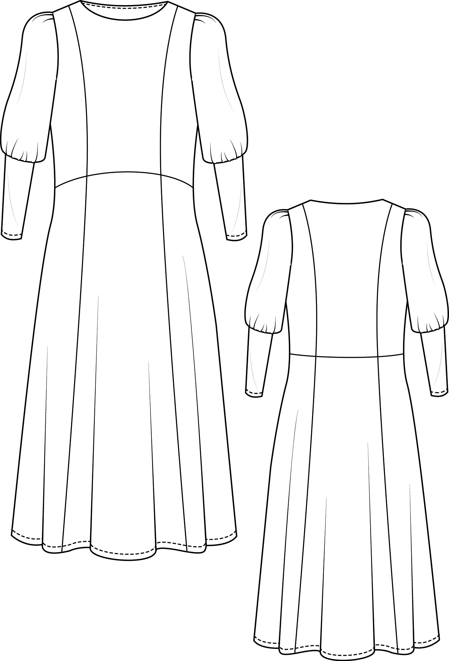 schnittmuster-berlin-premium-kleid-barcelona-jerseykleid-mit-patternhack-zum-pul image 2
