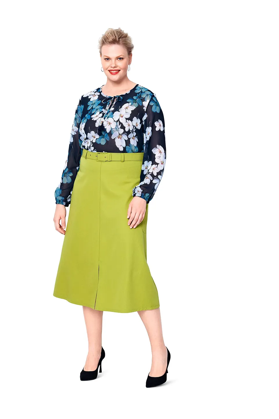burda-style-6104-schnittmuster-rock-damen-gr-46-60 image 1