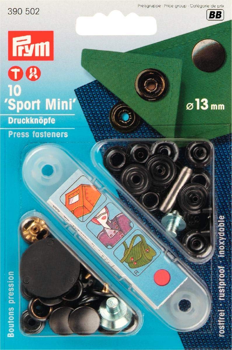 prym-n-hfrei-druckknopf-sport-mini-messing-13-mm-br-niert image 1