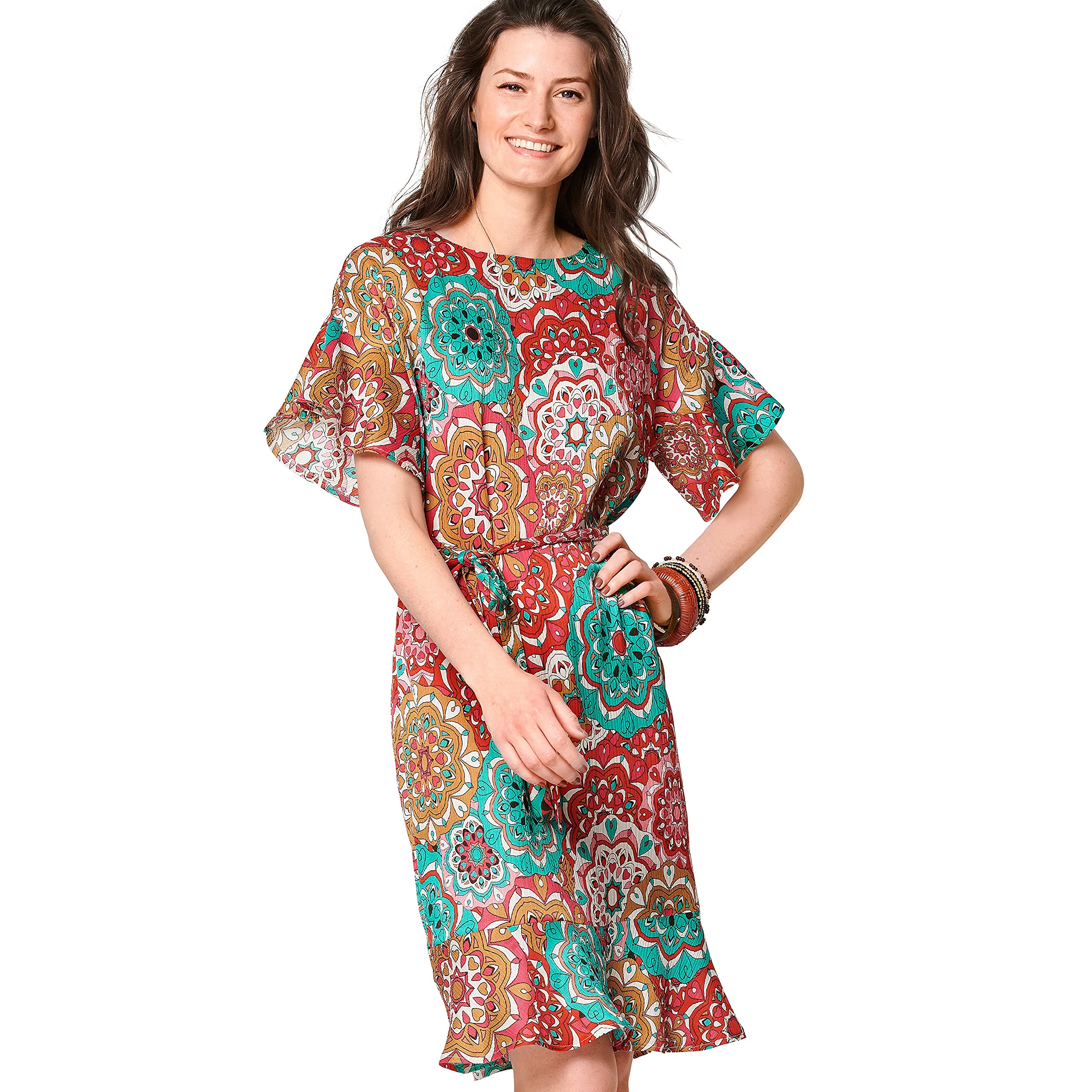 burda-style-schnittmuster-set-kleid-damen-gr-34-44-mit-stehkragen image 3