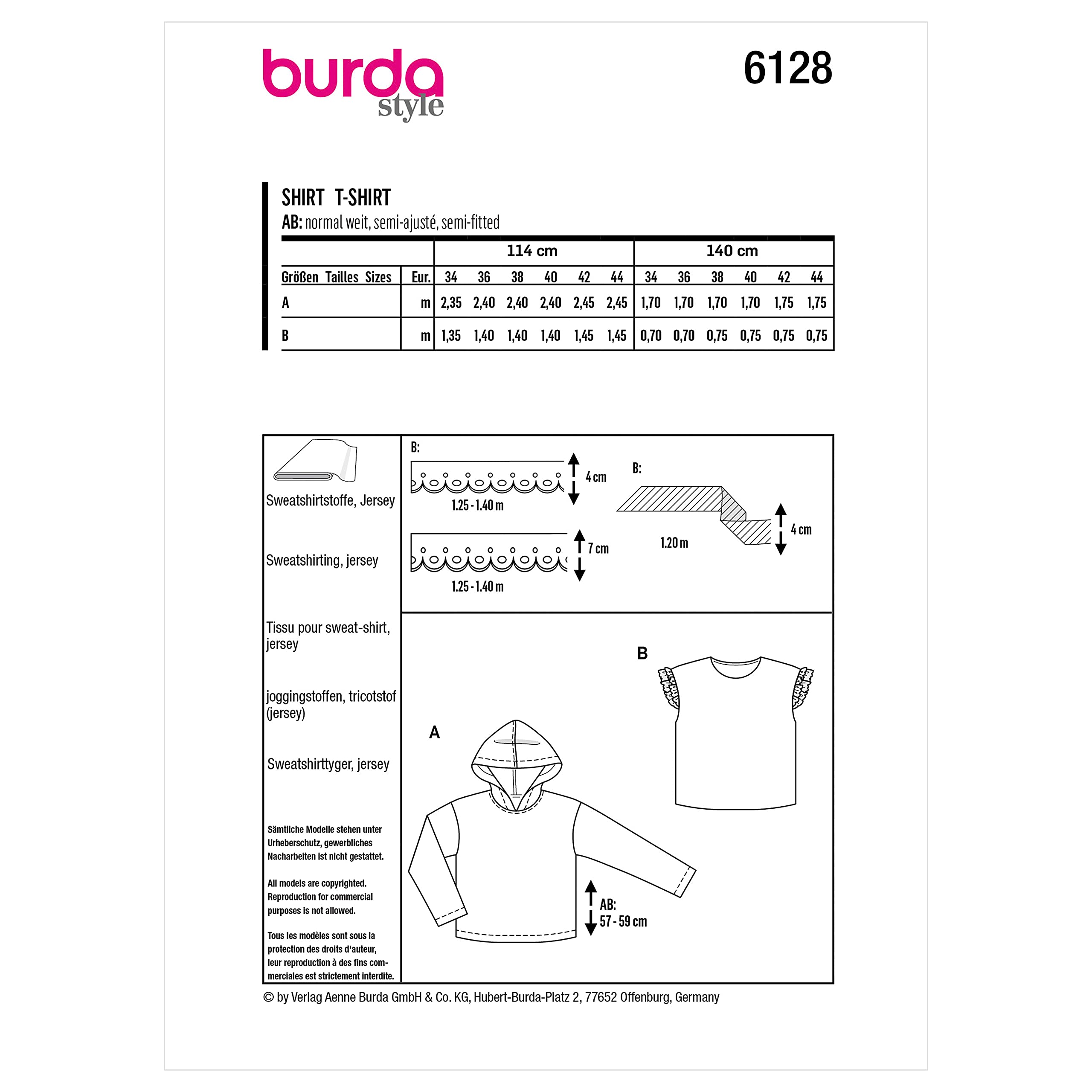 burda-style-schnittmuster-set-hoodie-und-top-damen-gr-34-44 image 2