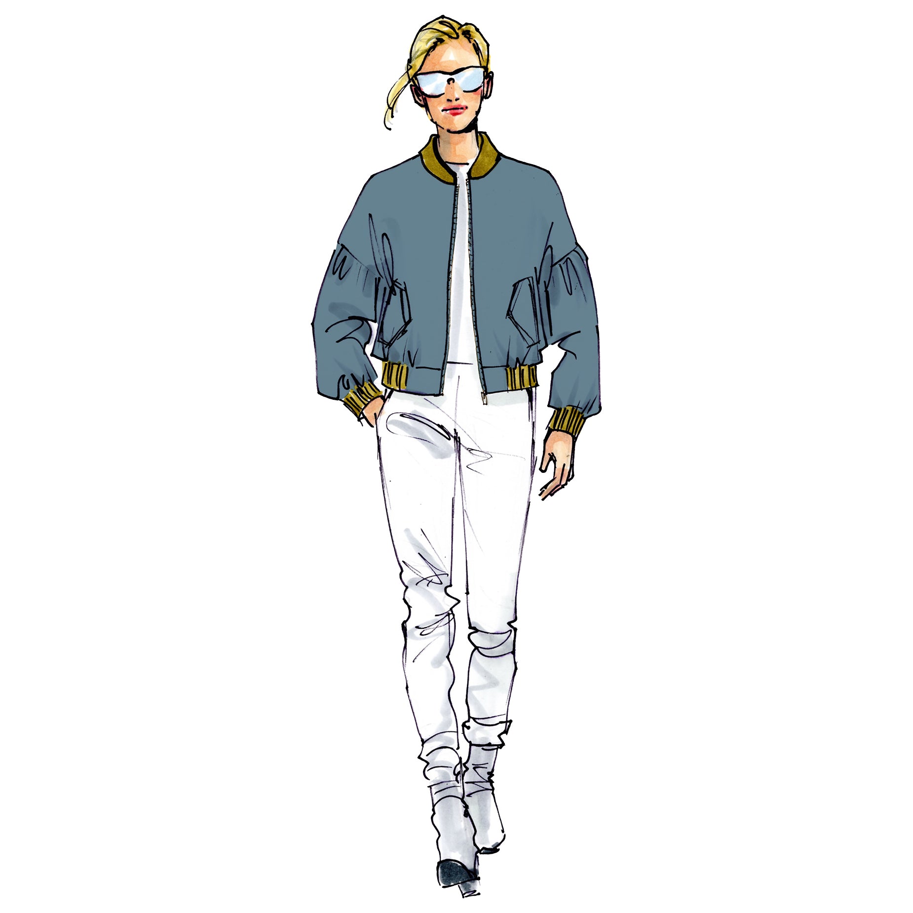 schnittmuster-berlin-premium-jacke-dublin-blouson-bomberjacke-damen-e-book image 1