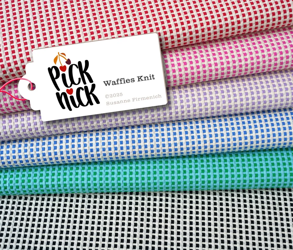 albstoffe-hamburger-liebe-picknick-waffles-knit-bio-jacquard-jersey-meterware image 1
