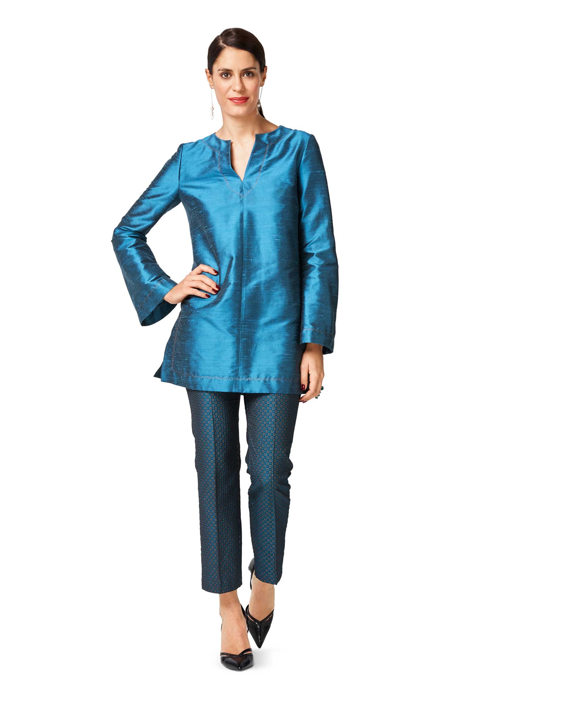 burda-style-6484-schnittmuster-tunika-7-8-hose-und-kleid image 2