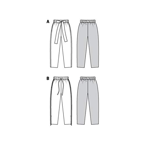 burda-6298-schnittmuster-damen-joggpants-gummizughose-gr-34-44 image 8