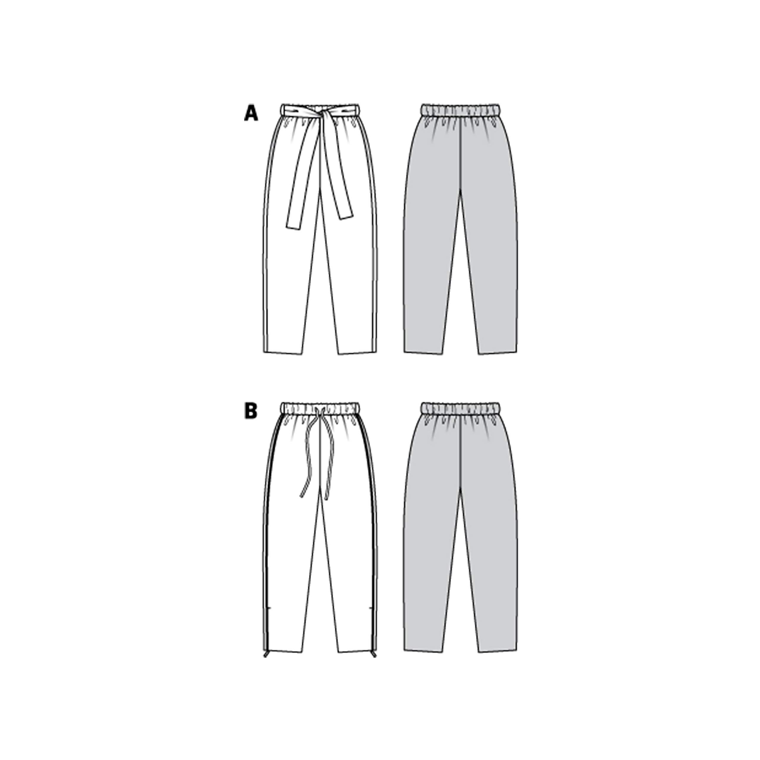 burda-6298-schnittmuster-damen-joggpants-gummizughose-gr-34-44 image 3