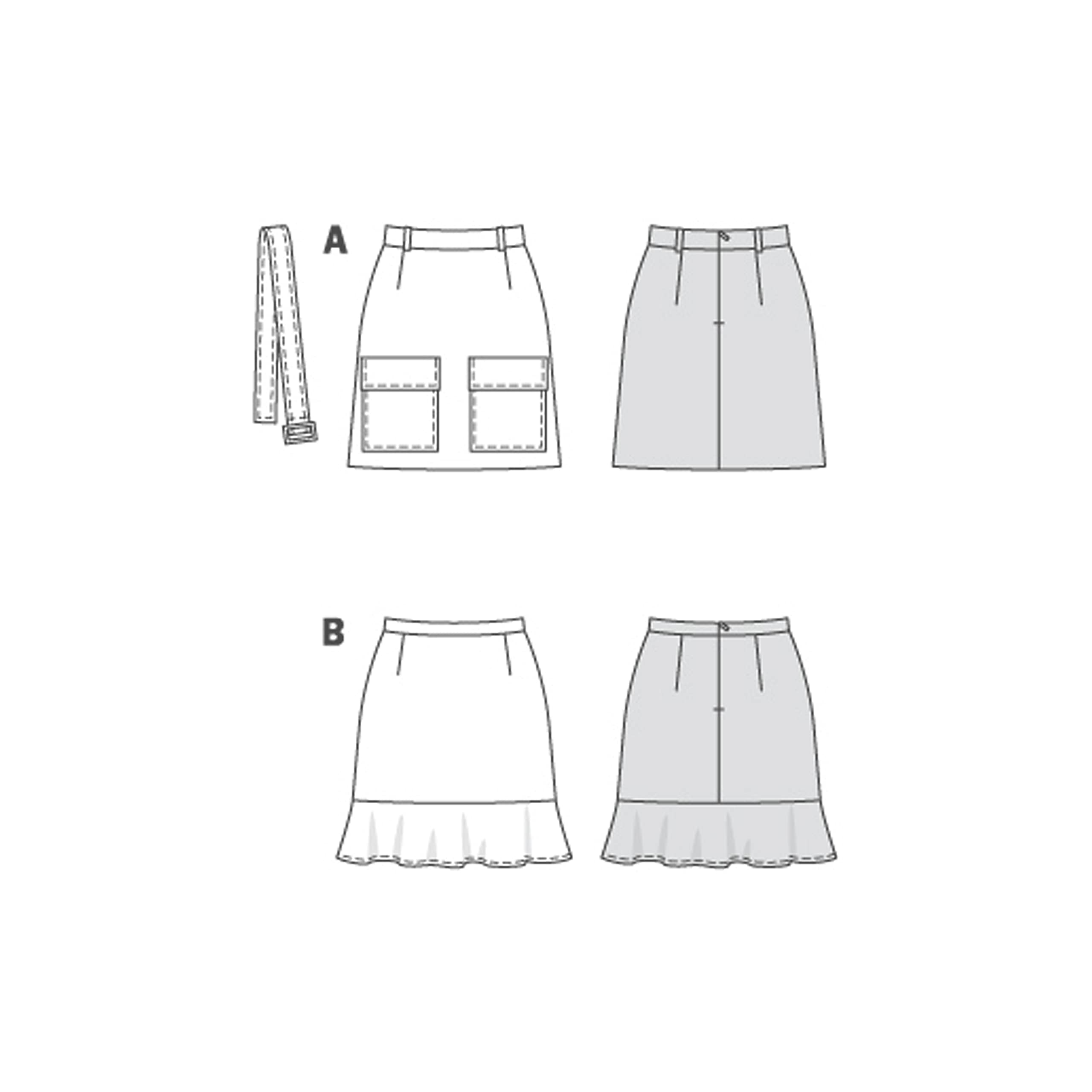 burda-style-schnittmuster-set-r-cke-mit-g-rtel-gr-34-44 image 8