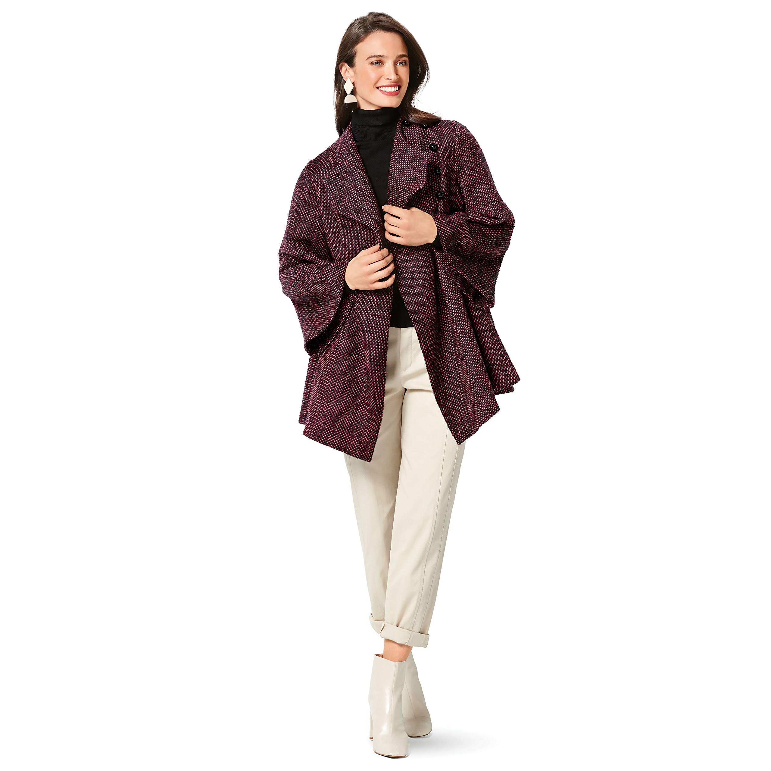 burda-schnittmuster-6275-damen-jacke-cape-jacke-gr-34-44-level-l2 image 4