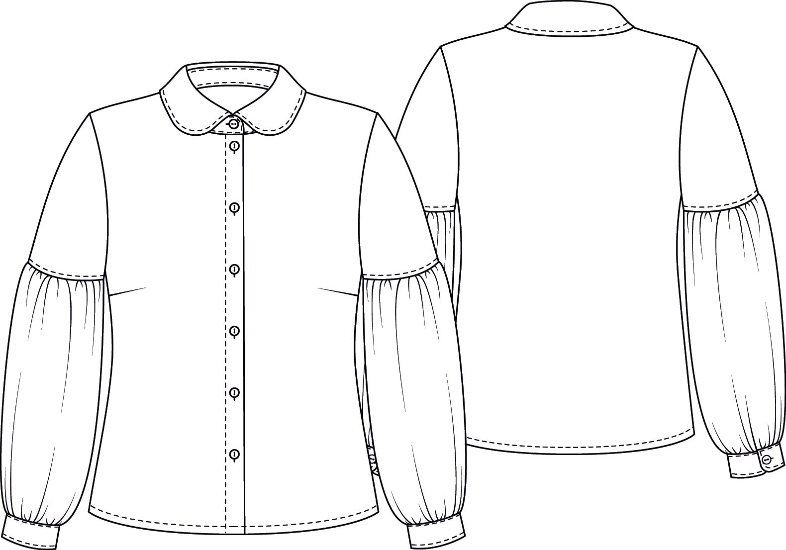 schnittmuster-berlin-bluse-adelaide-damen-blusenschnittmuster image 2