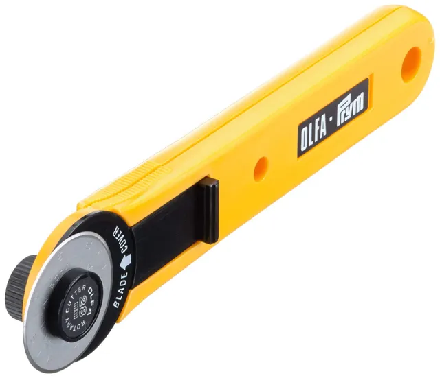 prym-611371-mini-rollschneider-28-mm-stoffschneider-mit-olfa-klinge image 1