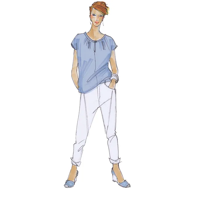 schnittmuster-berlin-blusenshirt-marlene-damenbluse-schnittmuster-ebook image 1