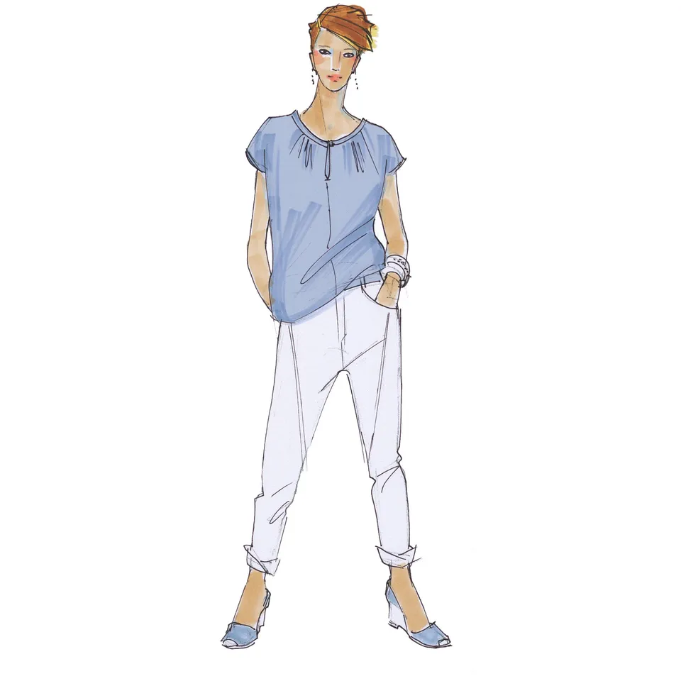 schnittmuster-berlin-blusenshirt-marlene-damenbluse-schnittmuster-ebook image 1