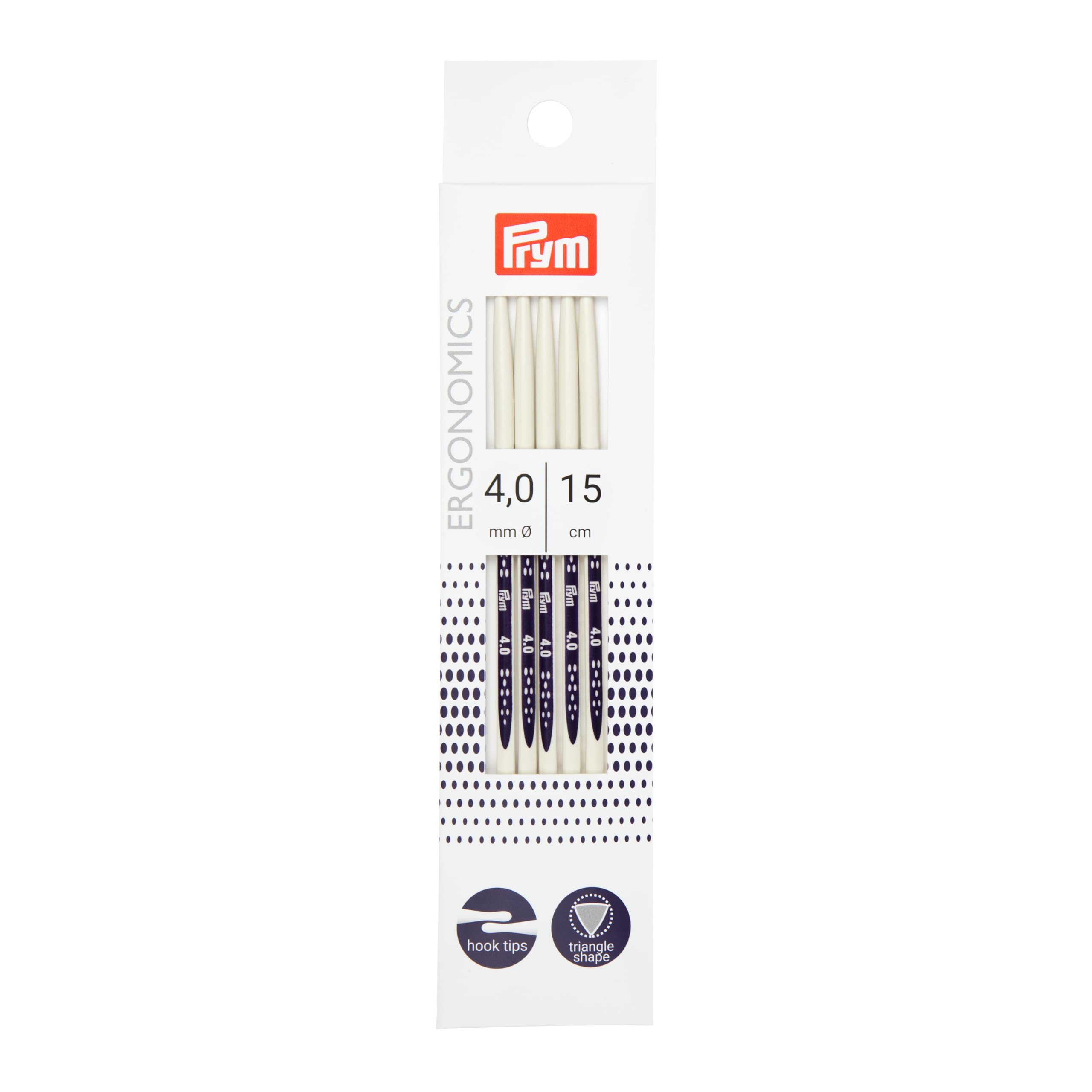 prym-194154-strumpfstricknadeln-ergonomics-15-cm-4-00-mm image 1