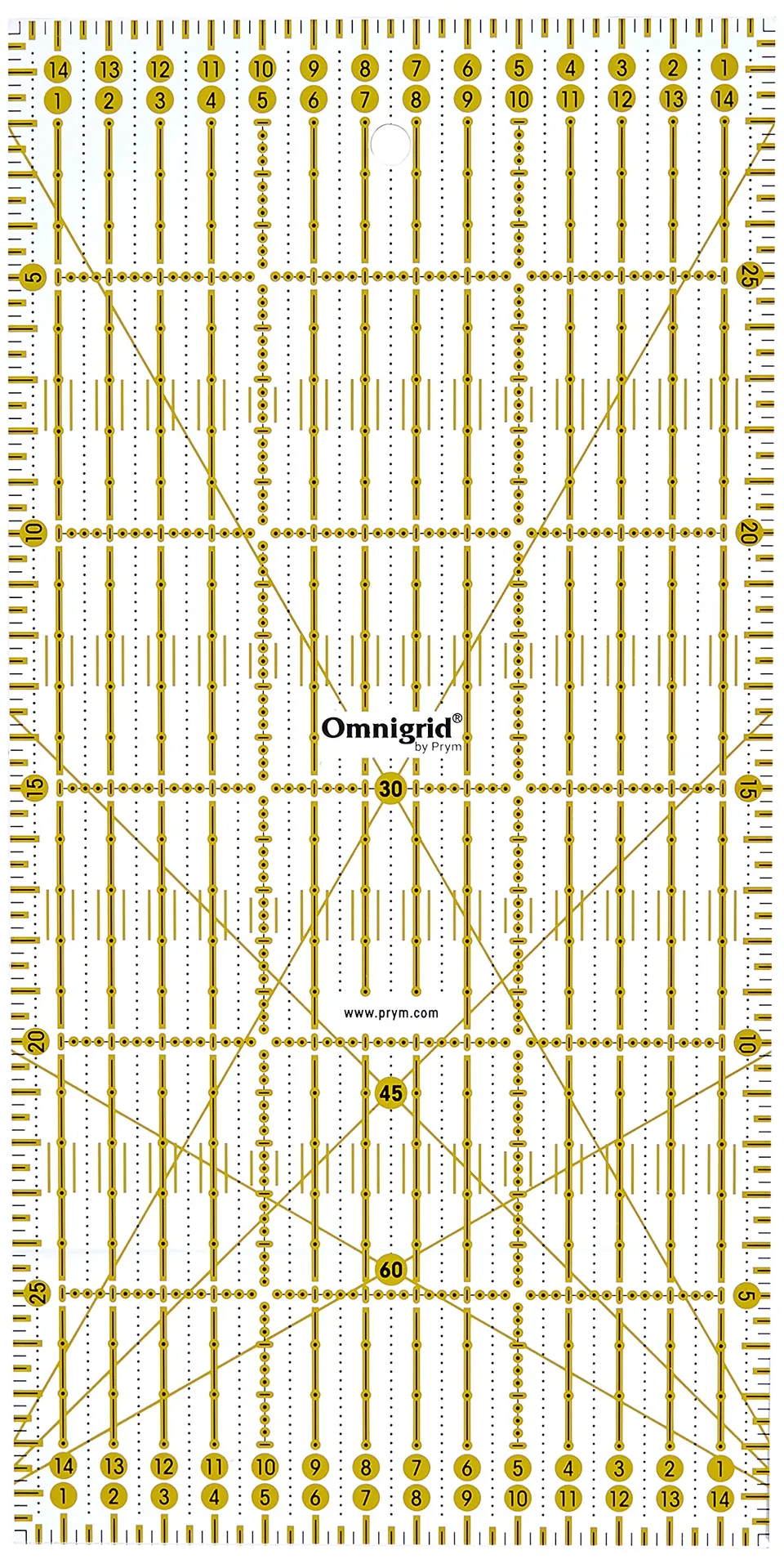 prym-611307-omnigrid-rollschneide-lineal-15-x-30-cm-transparent image 1