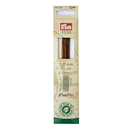 prym-224132-strumpfstricknadeln-cubics-natural-15-cm-3-00-mm-holz image 2