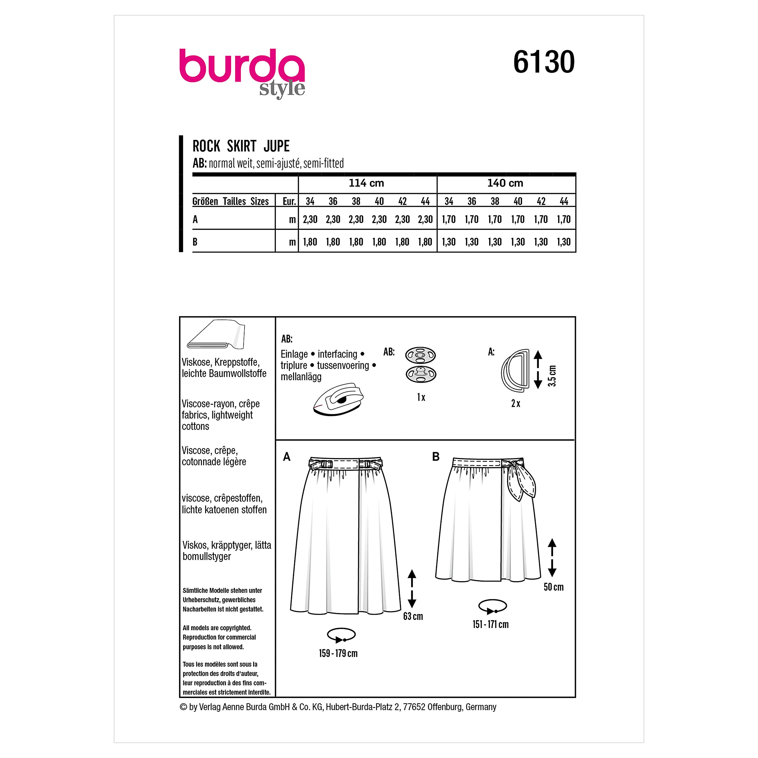 burda-style-wickelrock-schnittmuster-set-2-l-ngen-gr-34-44 image 2