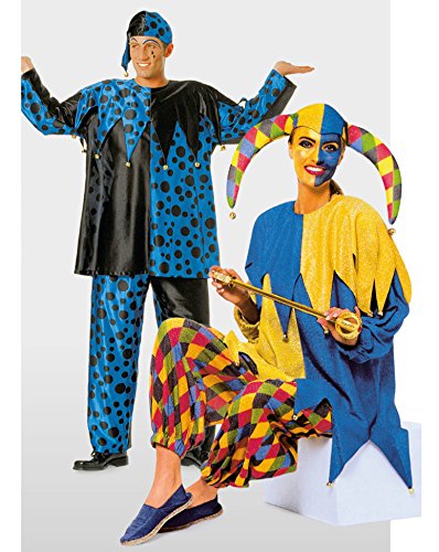 burda-style-schnittmuster-2527-till-eulenspiegel-harlekin-kost-m-damen-herren-gr image 6