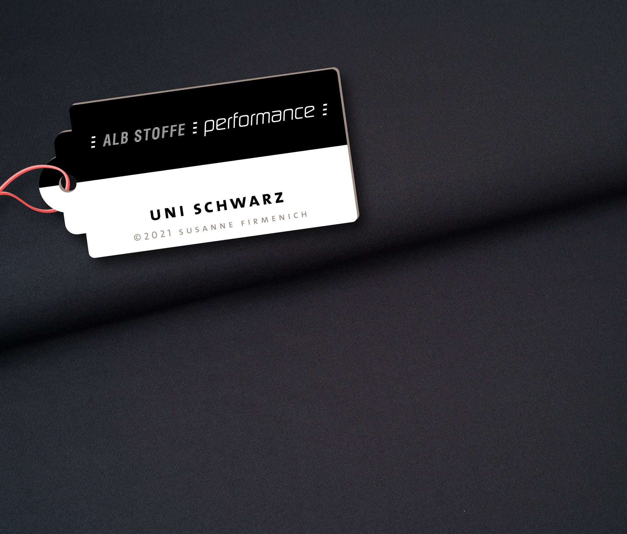 albstoffe-performance-uni-schwarz-activewear-stoff-meterware image 1