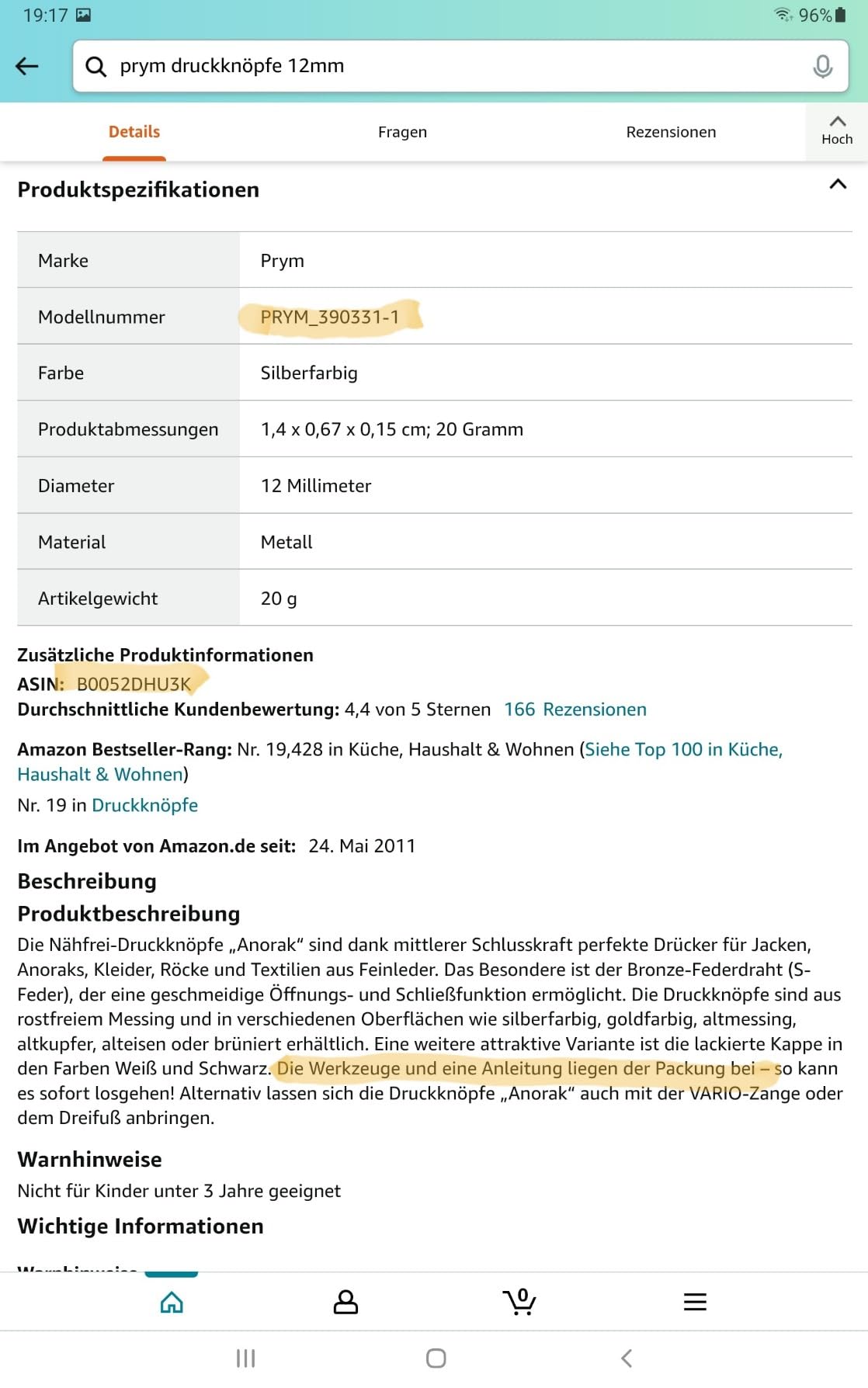 Perfekter Ersatz
