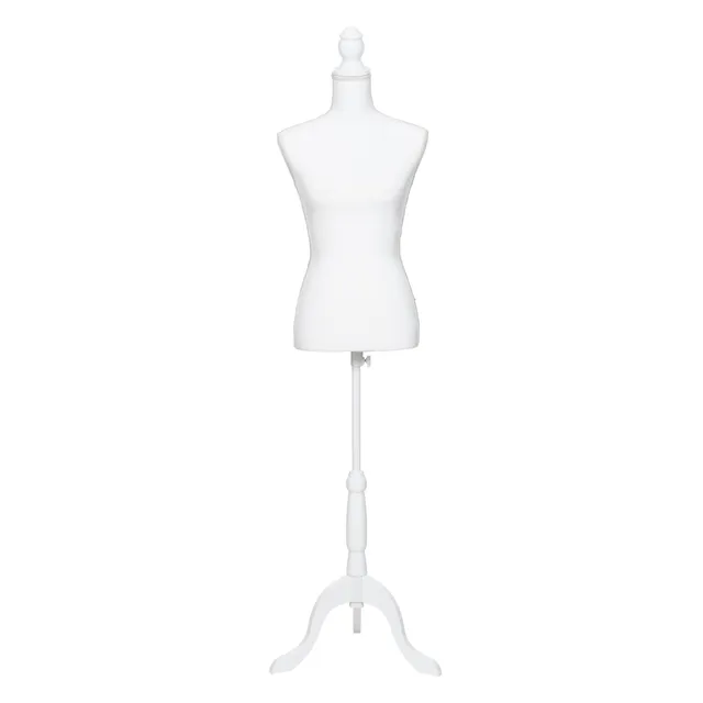prym-610093-dekob-ste-cremewei-schneiderpuppe-h-henverstellbar-135-170-cm image 1
