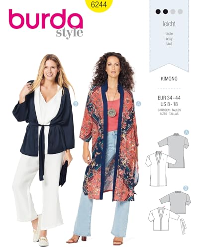 burda-style-schnittmuster-damen-kimono-6244-gr-34-44-sommermantel image 4